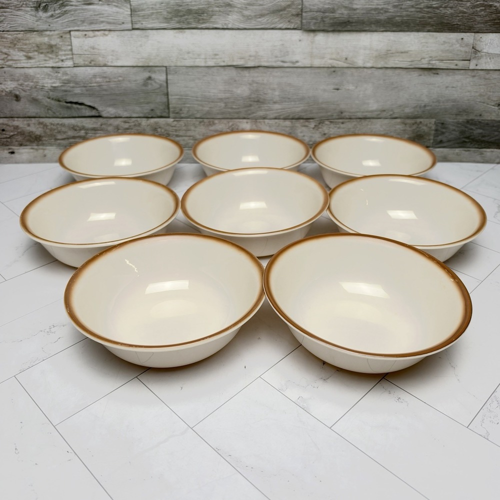 Corelle Sandscape 6.5" Bowls - Set of 8 - Made in US - Vintage